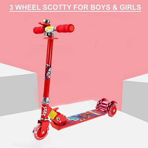 Scotty For Kids Adjustable 3 Wheel Kick Scooter Gifts 1