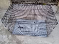 birds cage 1.5 /2.5 full ready cage with all accessories colour black