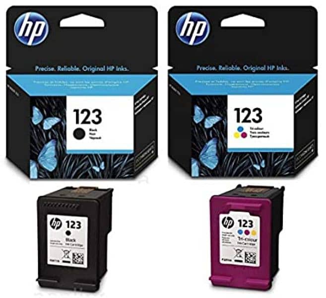 HP 61 , 63 , 123 ink cartridges 2