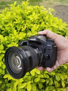 Canon cemra 80d with 17.70. lens