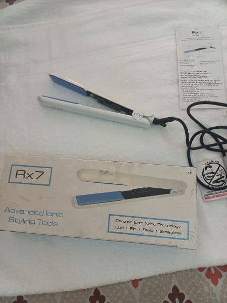 RX 7 Hair Straightner,  Just Like New With Box 3