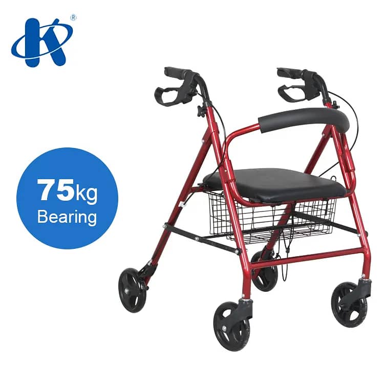 Rollator Walker With Seat and Wheels for Elders and Patient Mobility 5