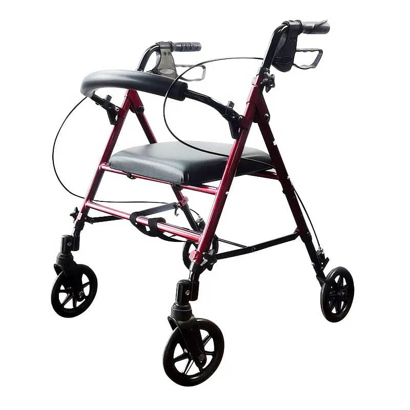 Rollator Walker With Seat and Wheels for Elders and Patient Mobility 6