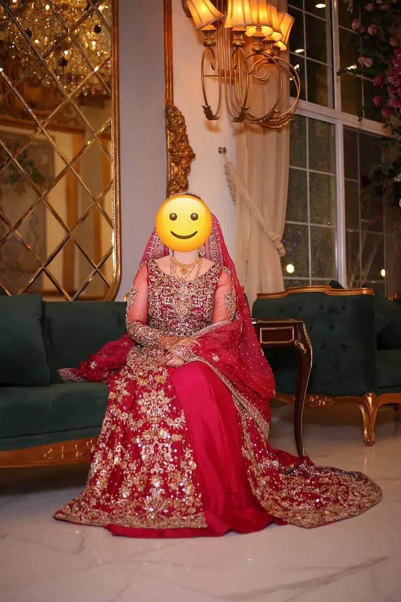 Faiza Saqlain Bridal Designer Branded Lehnga For Wedding Baraat Walima 3