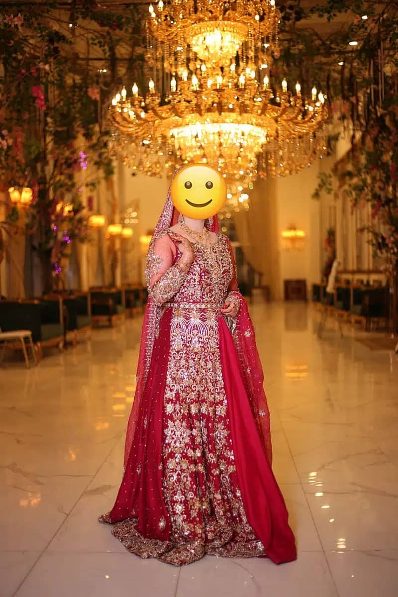 Faiza Saqlain Bridal Designer Branded Lehnga For Wedding Baraat Walima 4