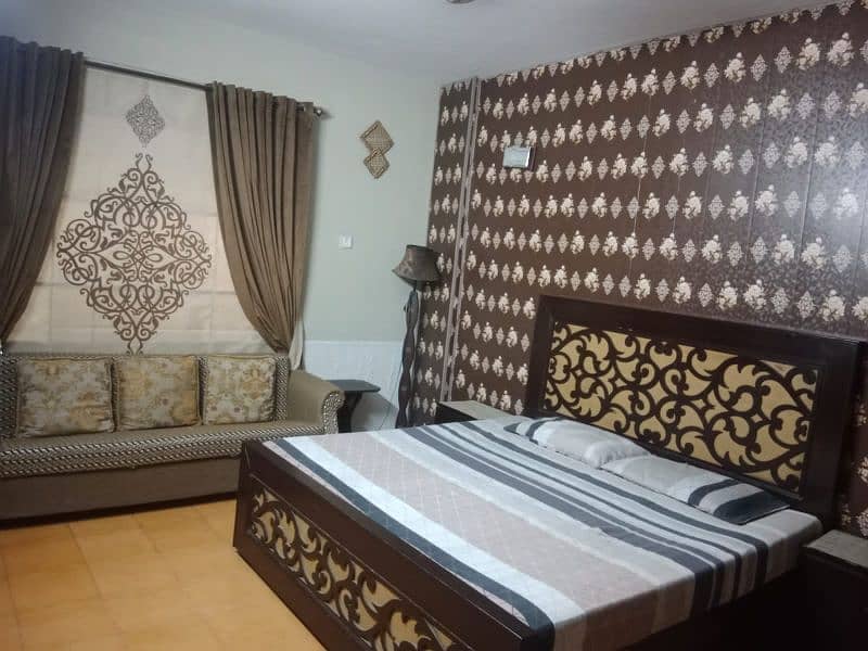 fully furnished flat 3bed 1