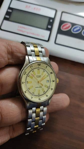Rare beautiful citizen quartz original watch big elegant stylish dial 2