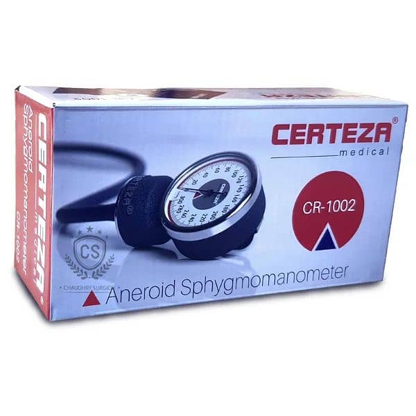 Certeza CR-1002 Aneroid Blood Pressure Monitor + stethoscope 1