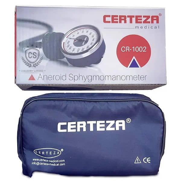 Certeza CR-1002 Aneroid Blood Pressure Monitor + stethoscope 2