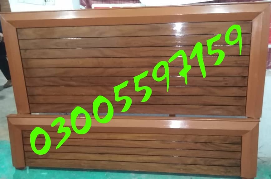 Solid king double bed single set dsgn furniture dressing almari hostel 2