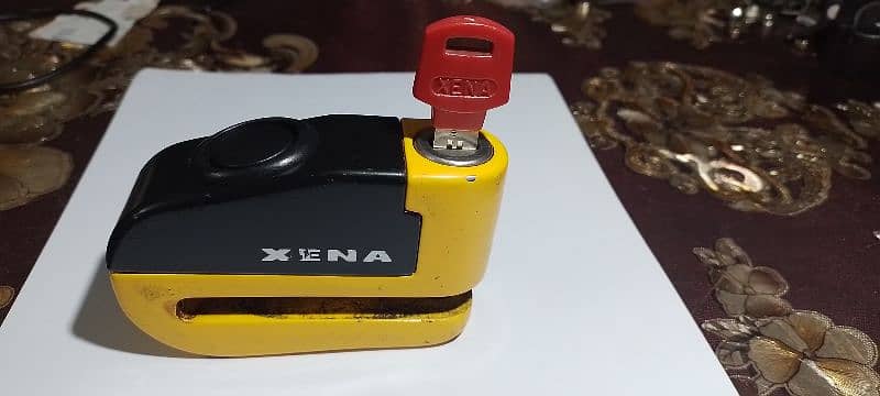 Xena Stainless steel Motor cycle Disc Brake Lock and key. 3