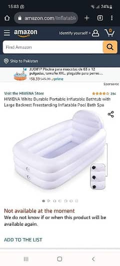 Hiwena Portable Pool Bathtub