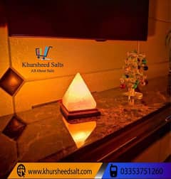 Pyramid Himalayan Salt Lamp: Natural Glow for Home Decor & Wellness