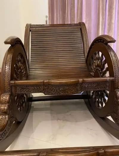 chinioti wooden rocking chair