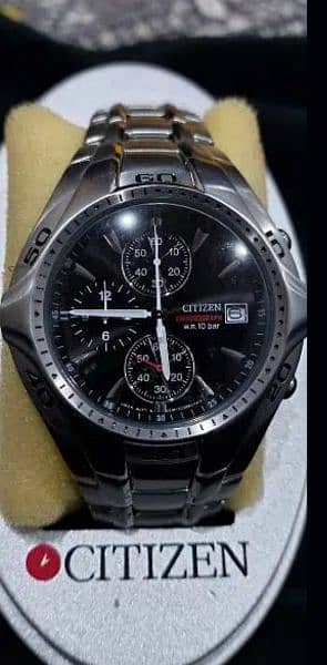 Citizen Chronograph WR-10 Bar (Brand New with Box) 2