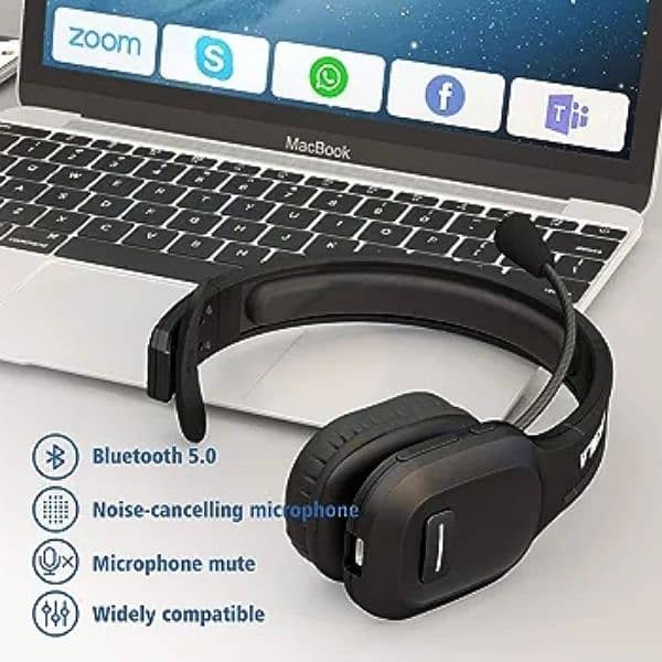 calling headset microphone noice cancelling jlab tecknet mpow aikela 18