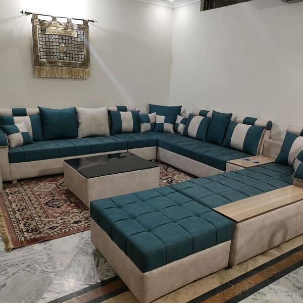 new ten seater sofa with four stools 13