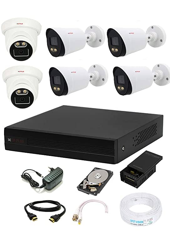 4 cctv cameras with complete installation 0