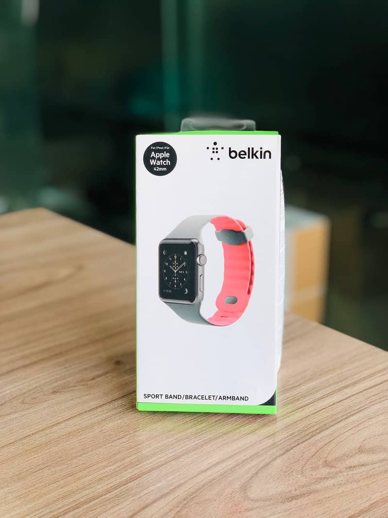 Belkin Sport Band For Apple Watch 42MM/44MM F8W730BTC01- Carnation 2