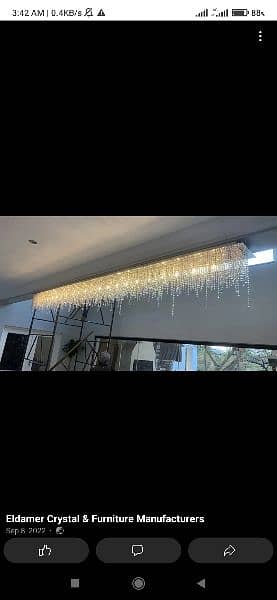 Crystal chandeliers fanoos k9 hanging lamp lights 8