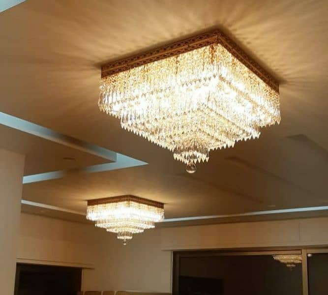 Crystal chandeliers fanoos k9 hanging lamp lights 10