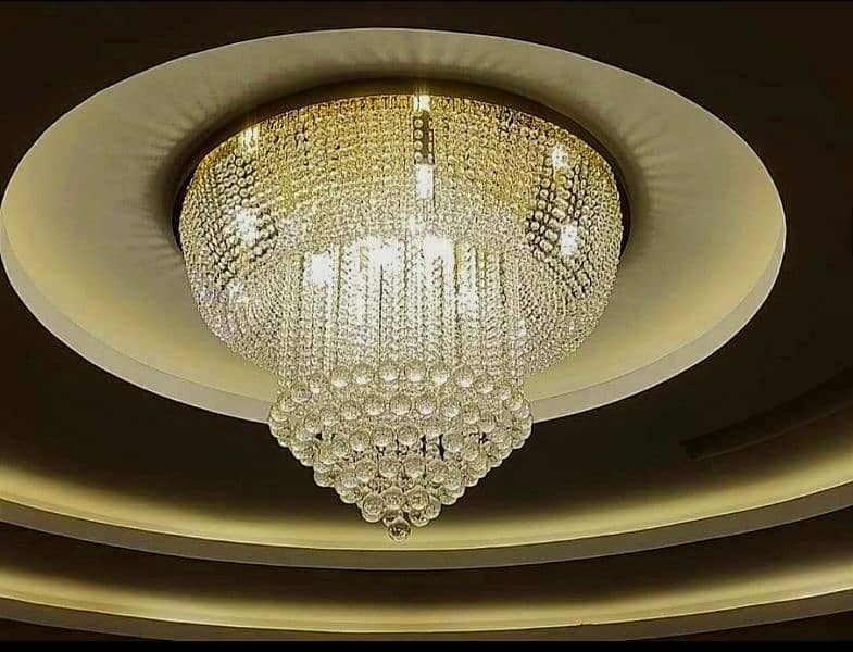 Crystal chandeliers k9 fanoos jhumar hanging lights 7