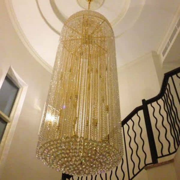 Crystal chandeliers k9 fanoos jhumar hanging lights 15