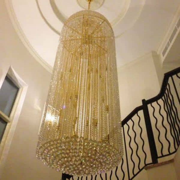 Crystal chandeliers k9 fanoos jhumar hanging lights 13