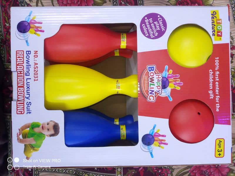 box pack happy bowling game set brand new 1