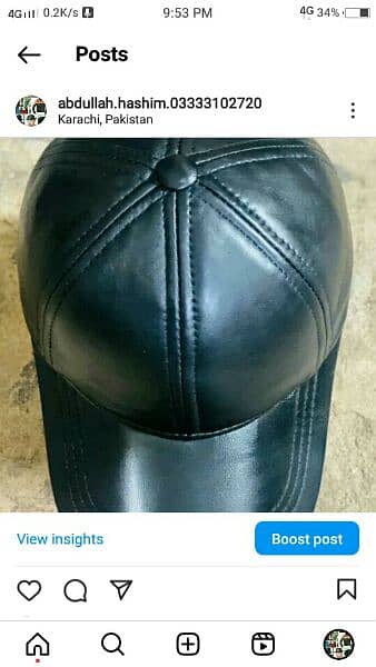 Leather Baseball caps 2