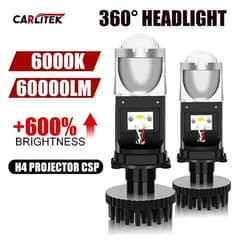 H4 LED Projector 60000LM Car Headlights