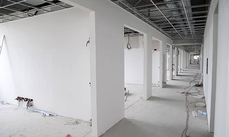 GYPSUM BOARD-PARTITION & CEILING - OFFICE PARTITIN  FALSE CEILING 2