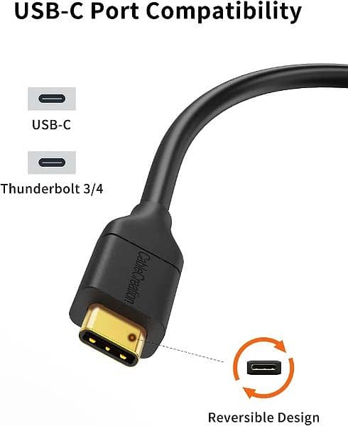 CableCreation USB Type-C to USB 3.1 Gen2 Standard -B Plug Cable 1.2M 3