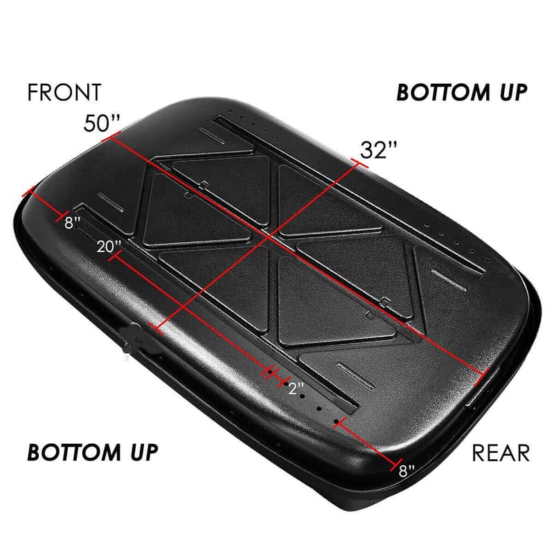 Roof Cargo Storage Box Carrier Toyota Revo Rocco Vigo Parado Fortuner 3