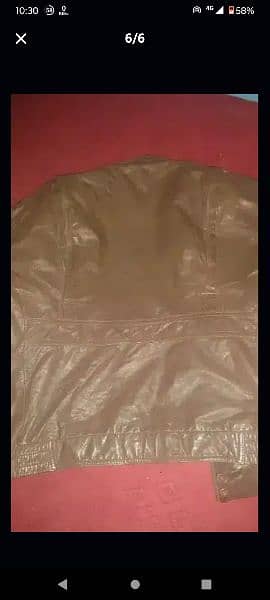 Original Leather jacket Brown  for boys Large Size. 03181061160 5