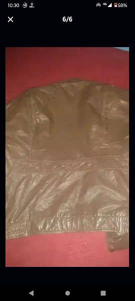 Original Leather jacket Brown  for boys Large Size. 03122810637 5