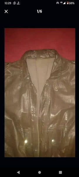 Original Leather jacket Brown  for boys Large Size. 03181061160 9