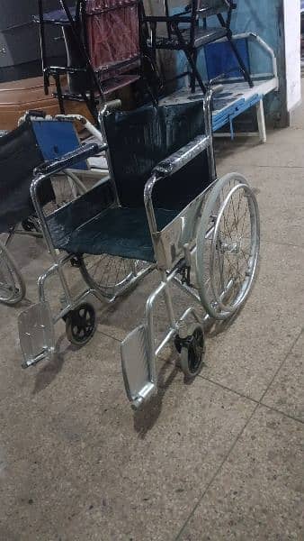 Wheelchair Foldable | wheel Chair High Quality New & Used | in Karachi 1