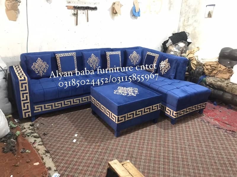 L shape sofa/sofa set/wooden sofa/sofa cum bed/6 seater sofa 1