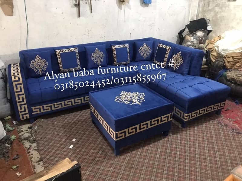 L shape sofa/sofa set/wooden sofa/sofa cum bed/6 seater sofa 2