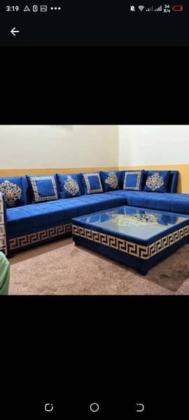 L shape sofa/sofa set/wooden sofa/sofa cum bed/6 seater sofa 5