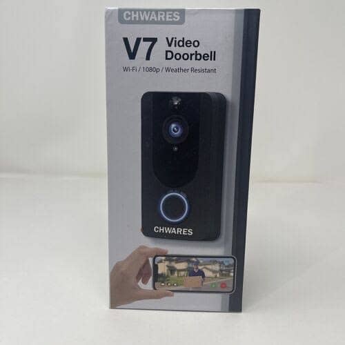 CHWARES Video Doorbell Camera with Chime, 1080p HD 2