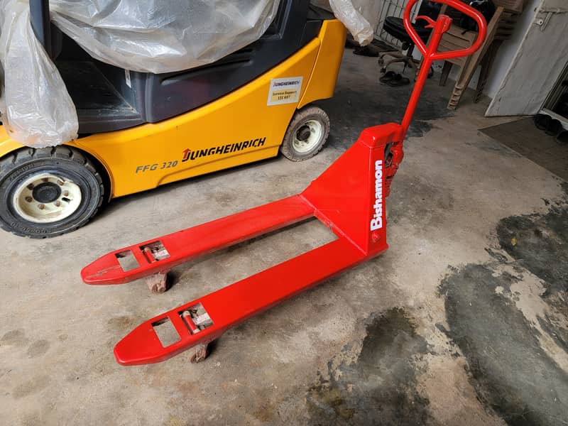 Bishamon 2.5 Ton Japanese Used Hand Pallet Truck Lifter forklift Troll