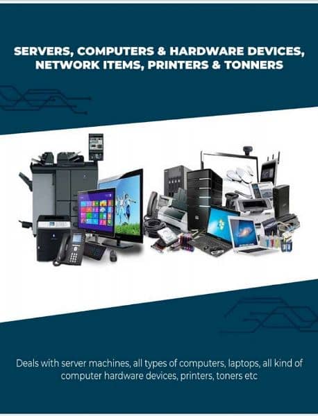 we deal in all kind of computer, networking, data centers , 13