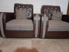 brown colour sofa