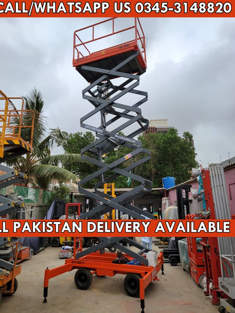 Scissor Lift for Rent in Karachi Pakistan 2