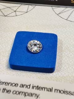 Moissanite diamond 0.5 or 1 carat beautiful original cut gemstone
