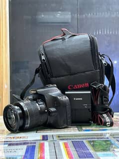1200d canon with 18-55mm lens and all accessoires