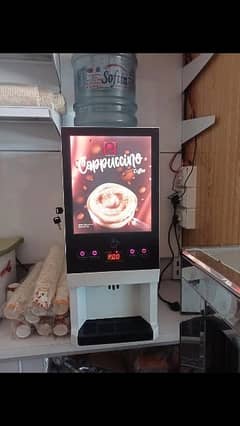 Tea and coffee vending machine