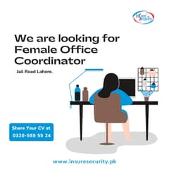 Female office Coordinator